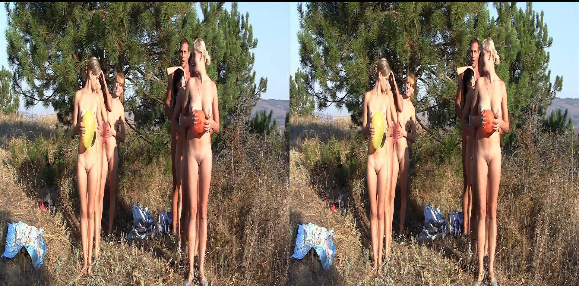 3D Nudist Adventure - Teen Naturists - 3