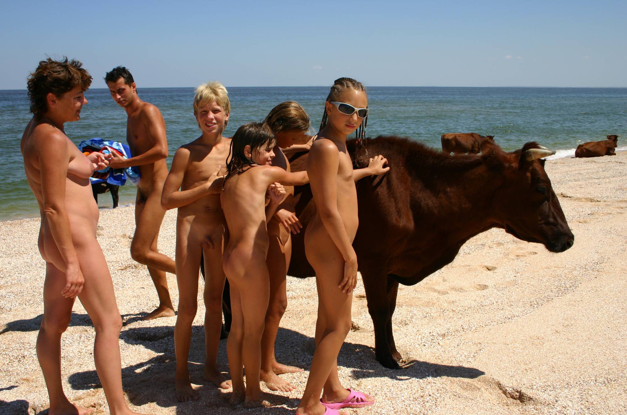 Animal Meets the Beach - Young Purenudism - 2