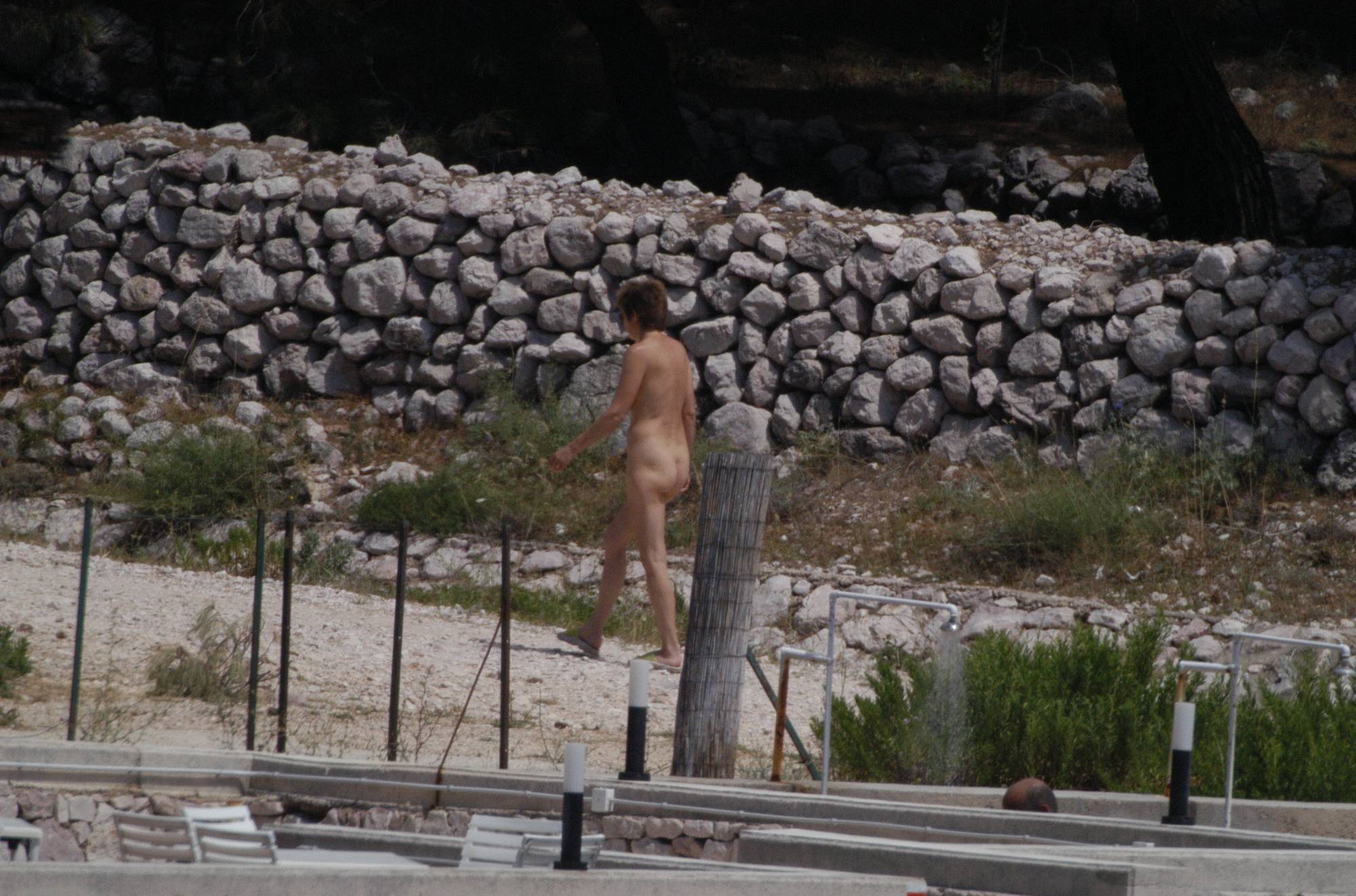 Nudist Teens - Baska Rock-Wall Path - 3