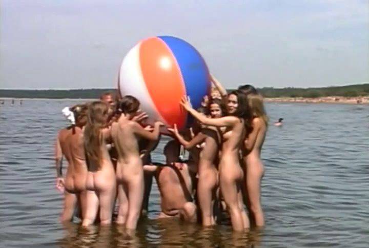 Nudist Family - Beach Ball Day - 1