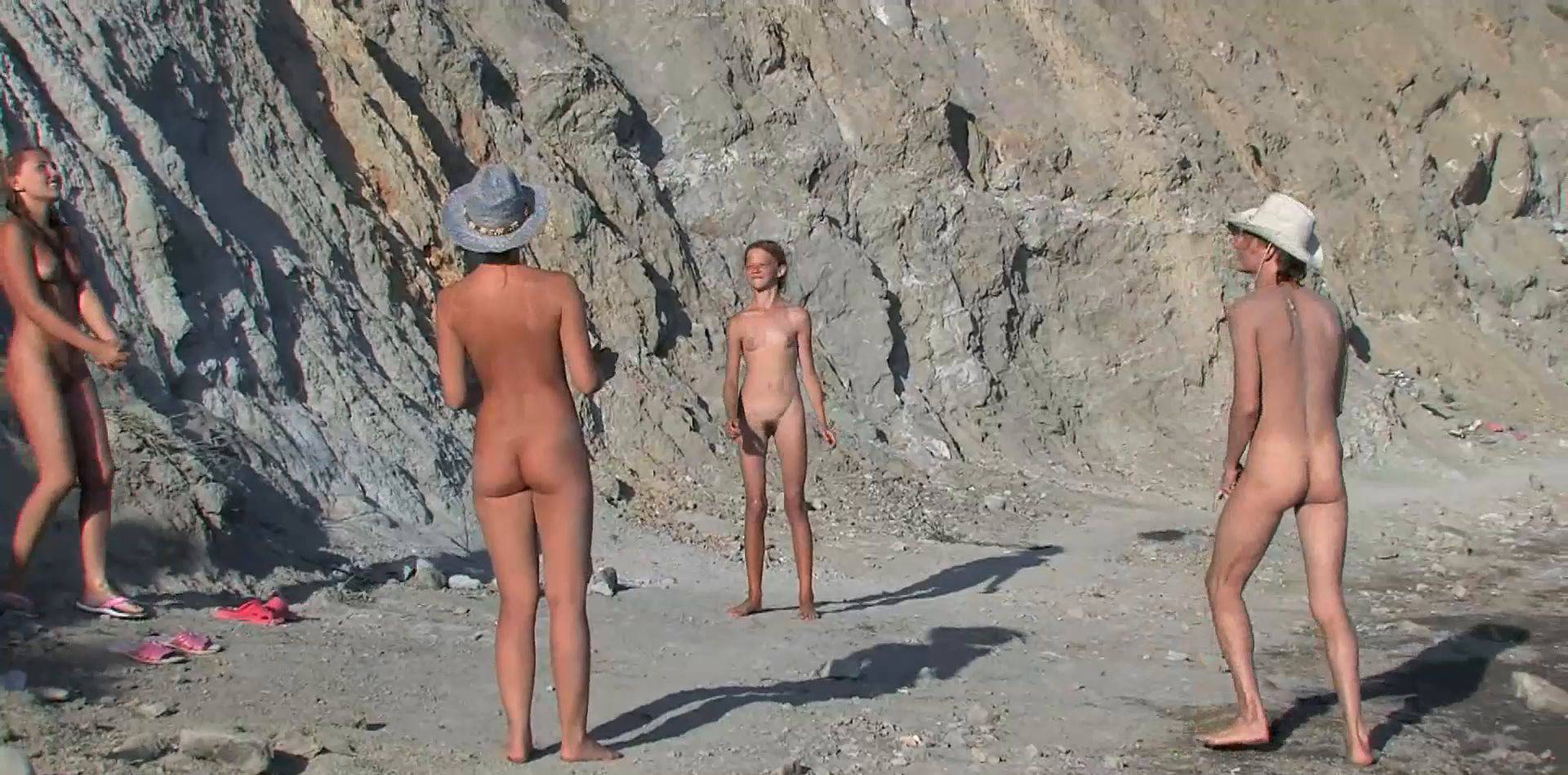 Nudist Couple and Friends - 1