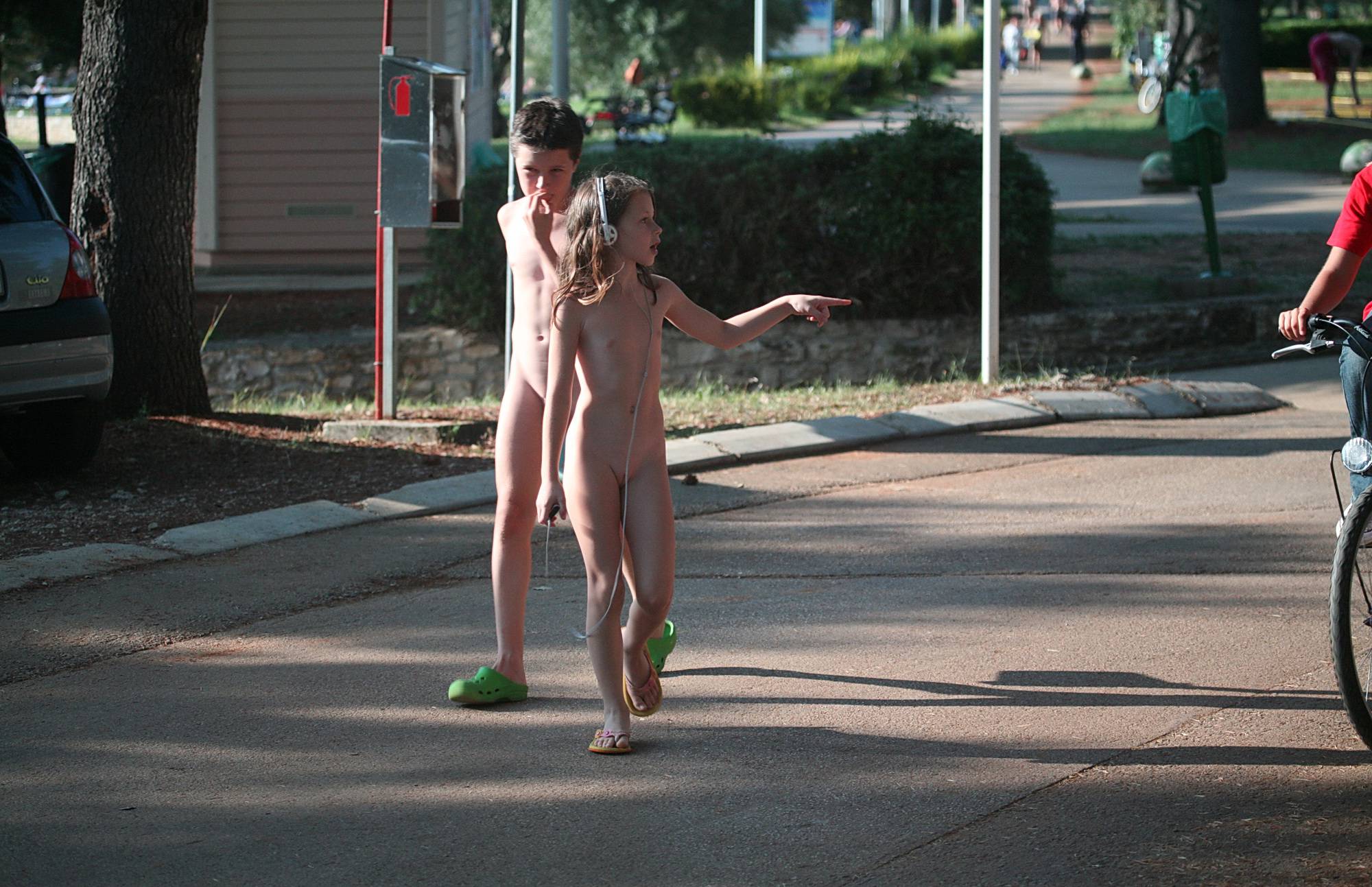 Pure Nudism Gallery Families Returning Home - 1