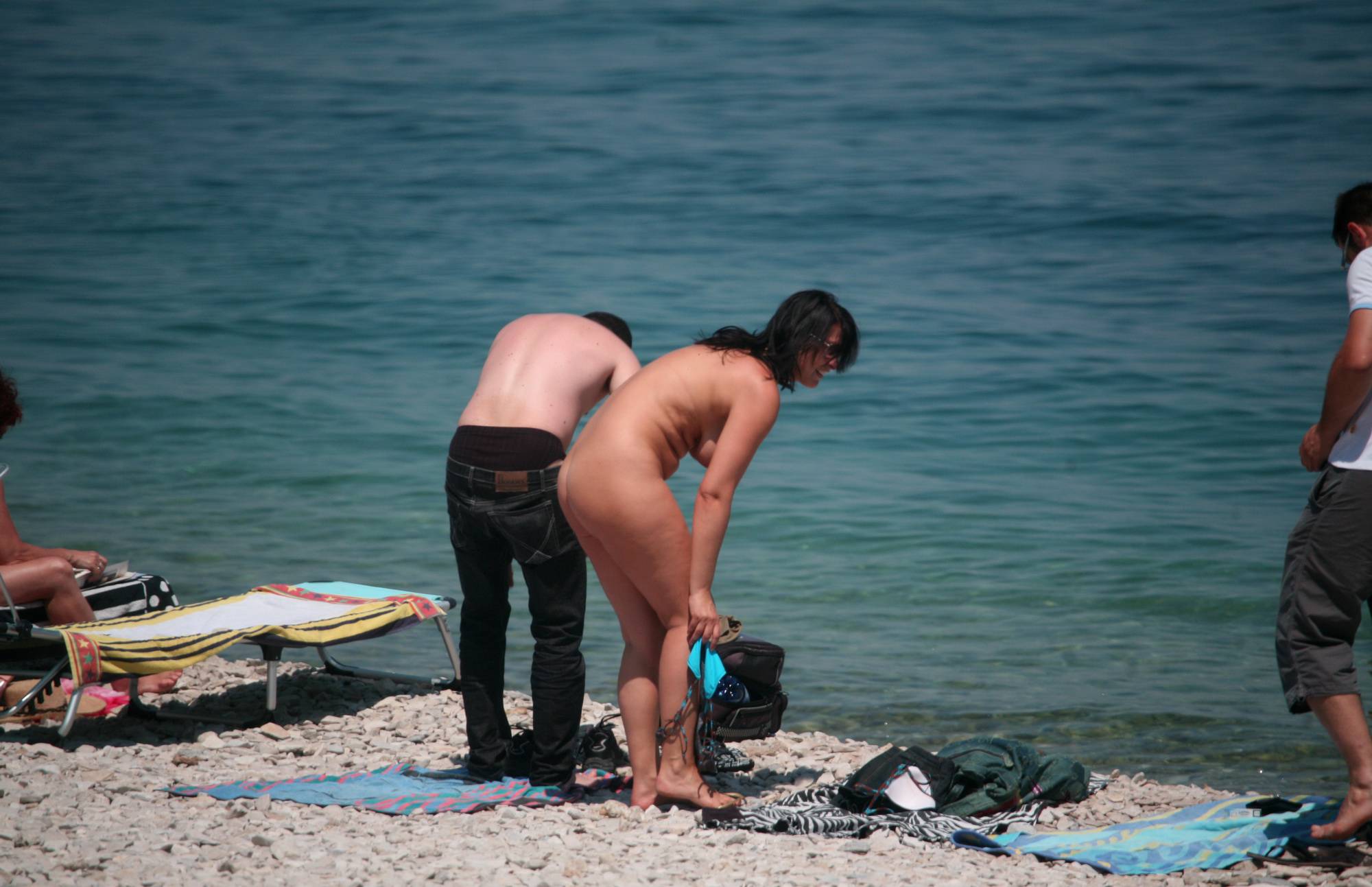 Pure Nudism Pics Friends Came on a Beach - 1