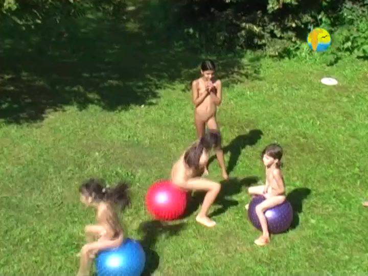 Open Nudism Games at a Meadow - 3