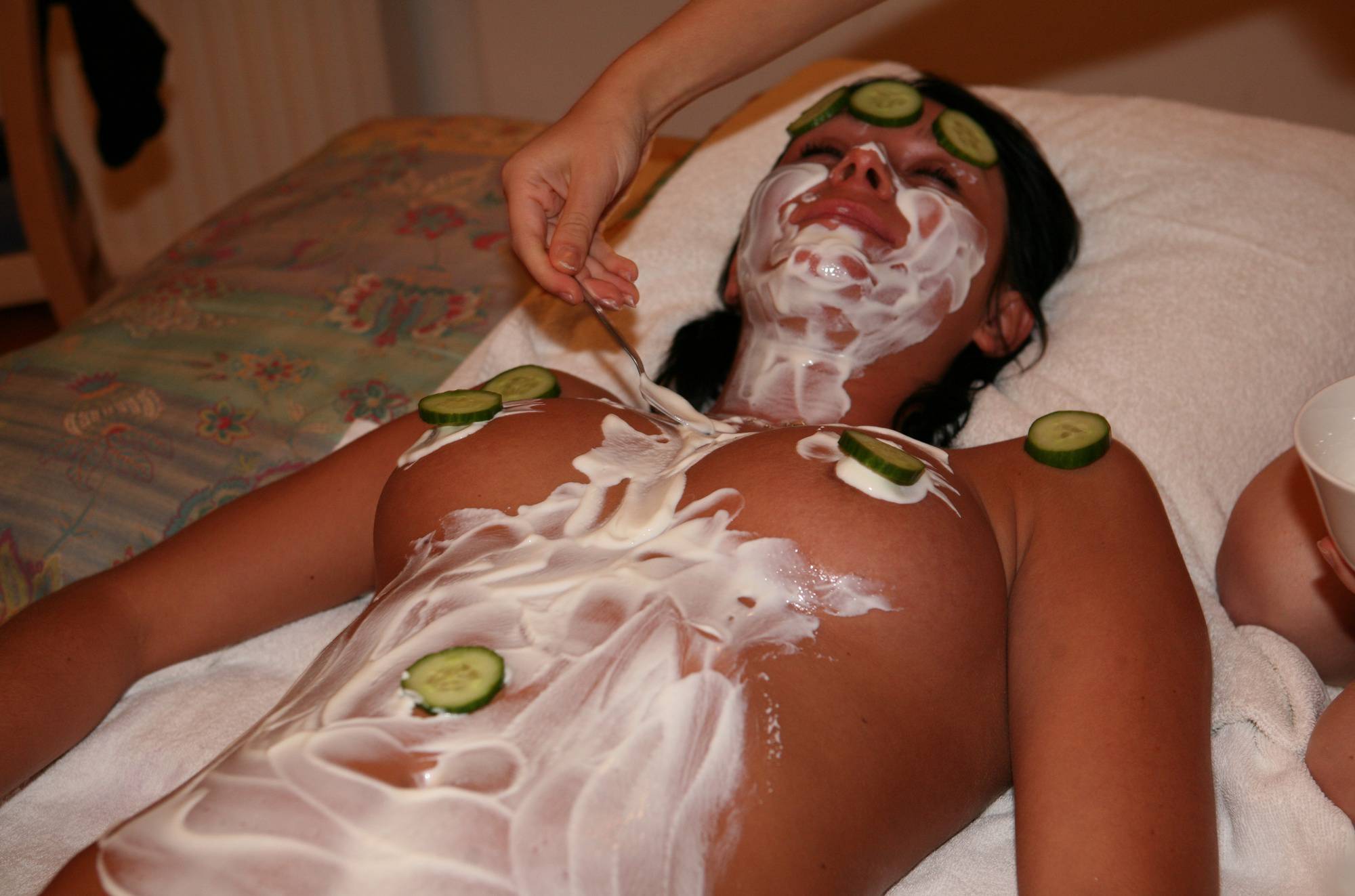 Jacuzzi Cucumber Mask Nudist Gallery - 2