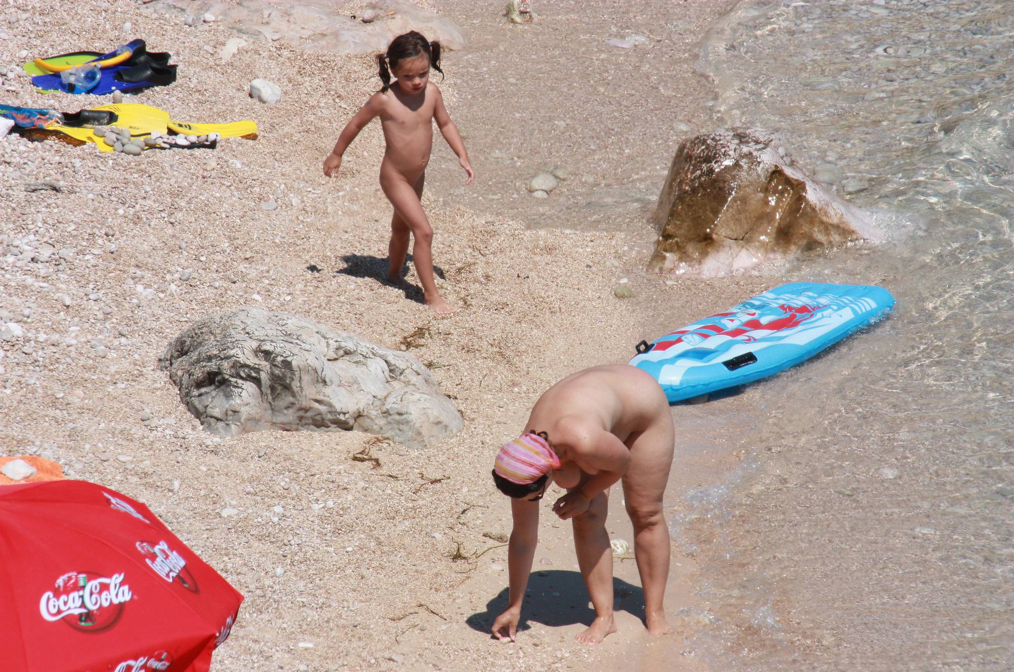 Mother and Daughter Water - Young Purenudism - 1