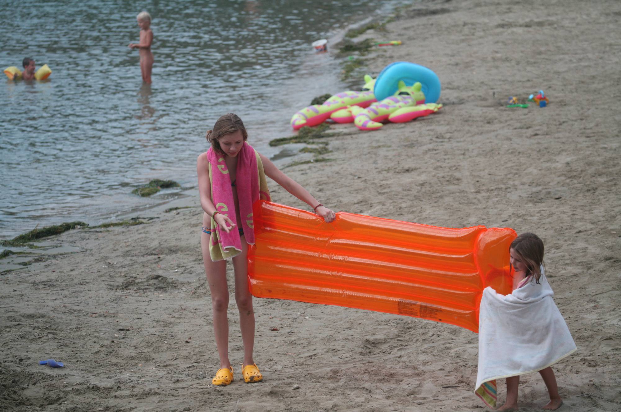 Naturist Kids on the Beach - 1