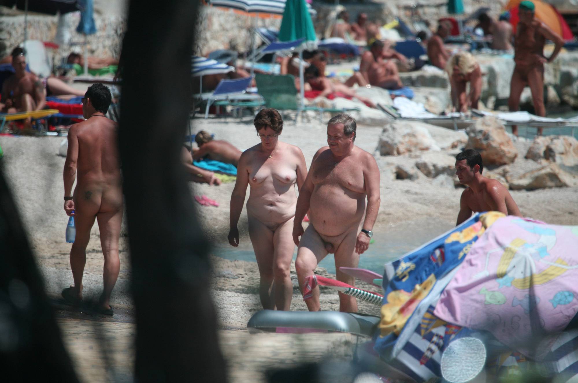 Nora FKK Beach Visitors - Young Naturists - 1