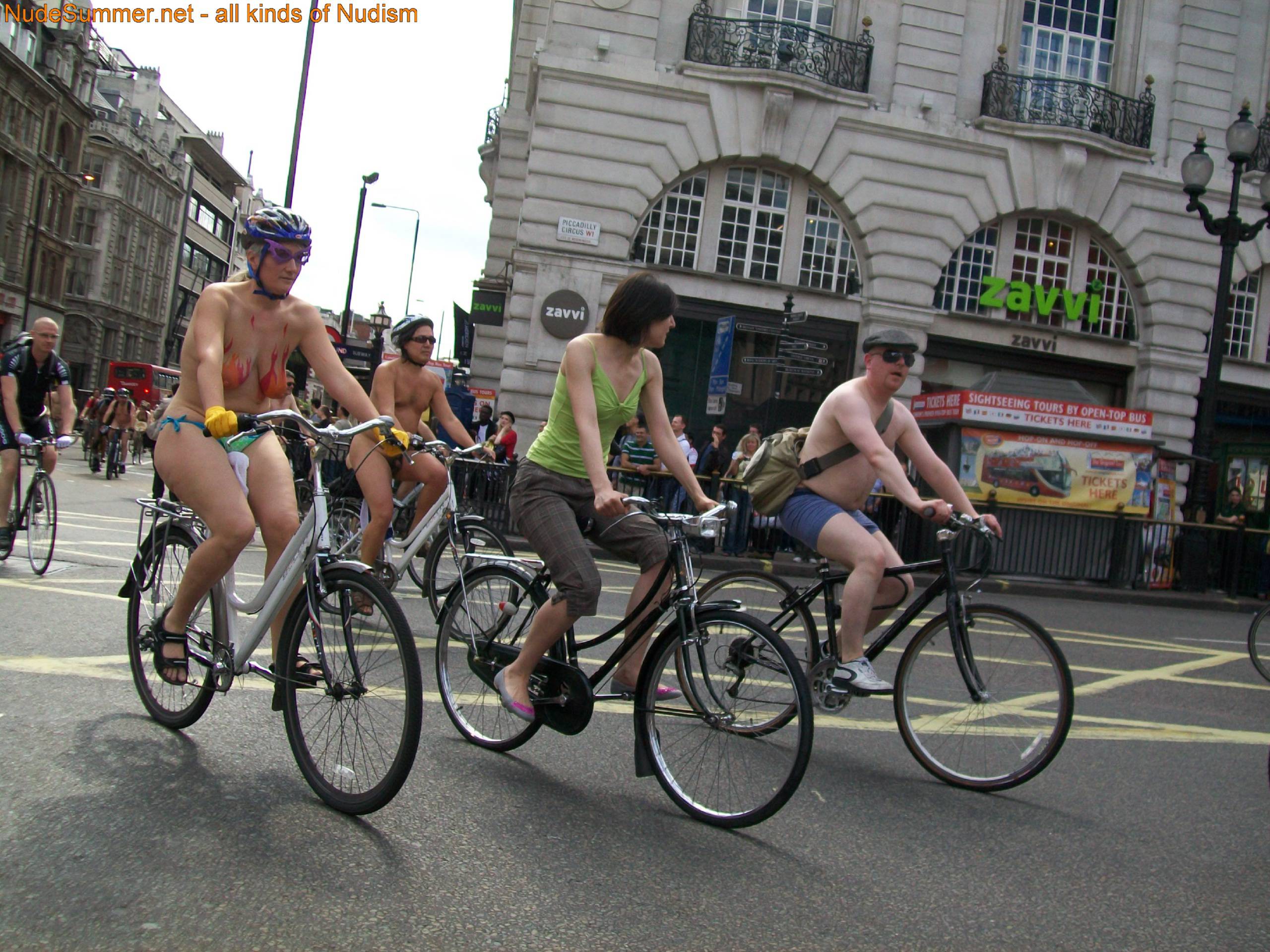 Beautiful Nudists World Naked Bike Ride (WNBR) UK 2009 - 3