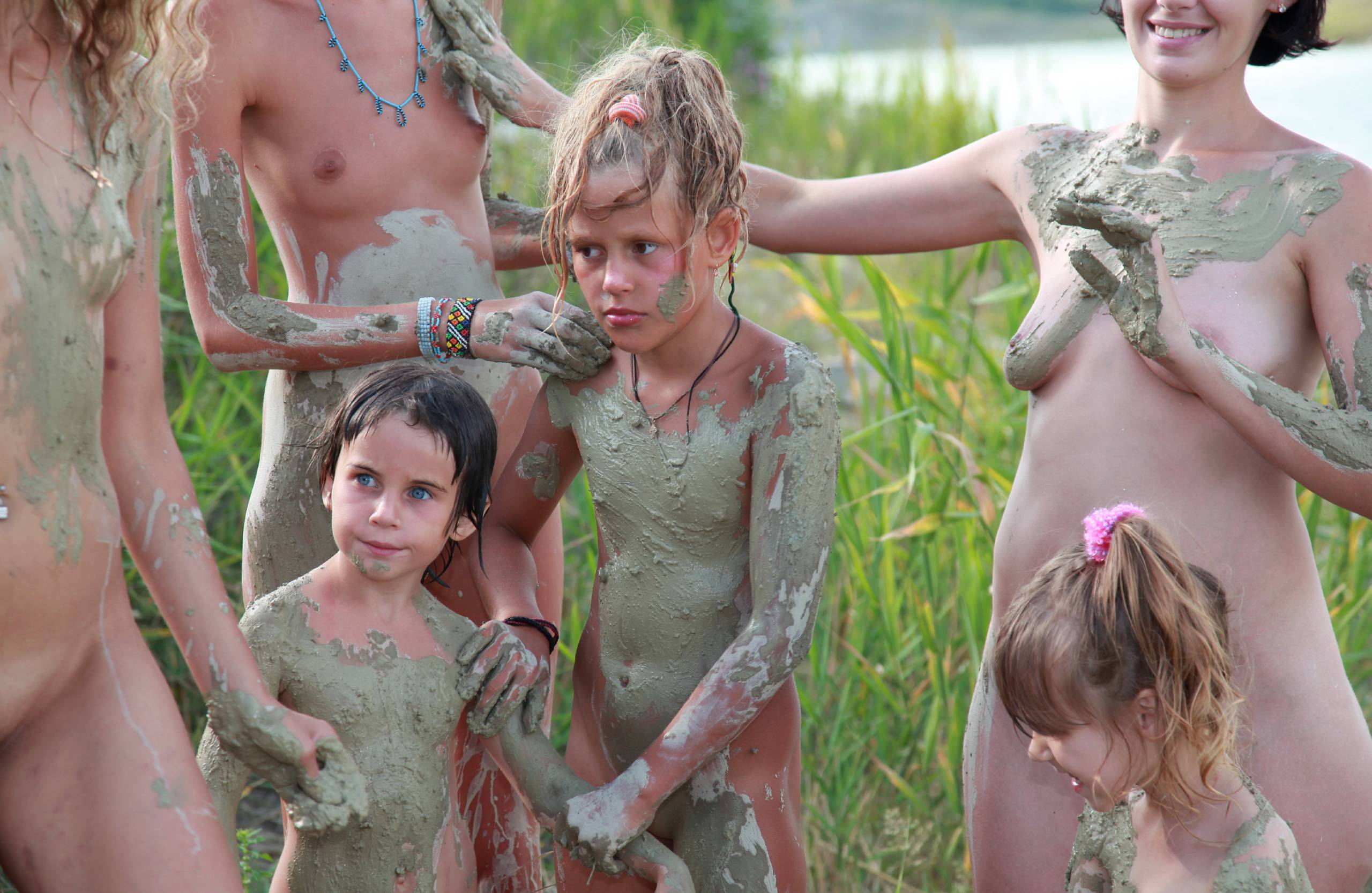 Pure Nudism Gallery Our Natural Mud Bath - 3