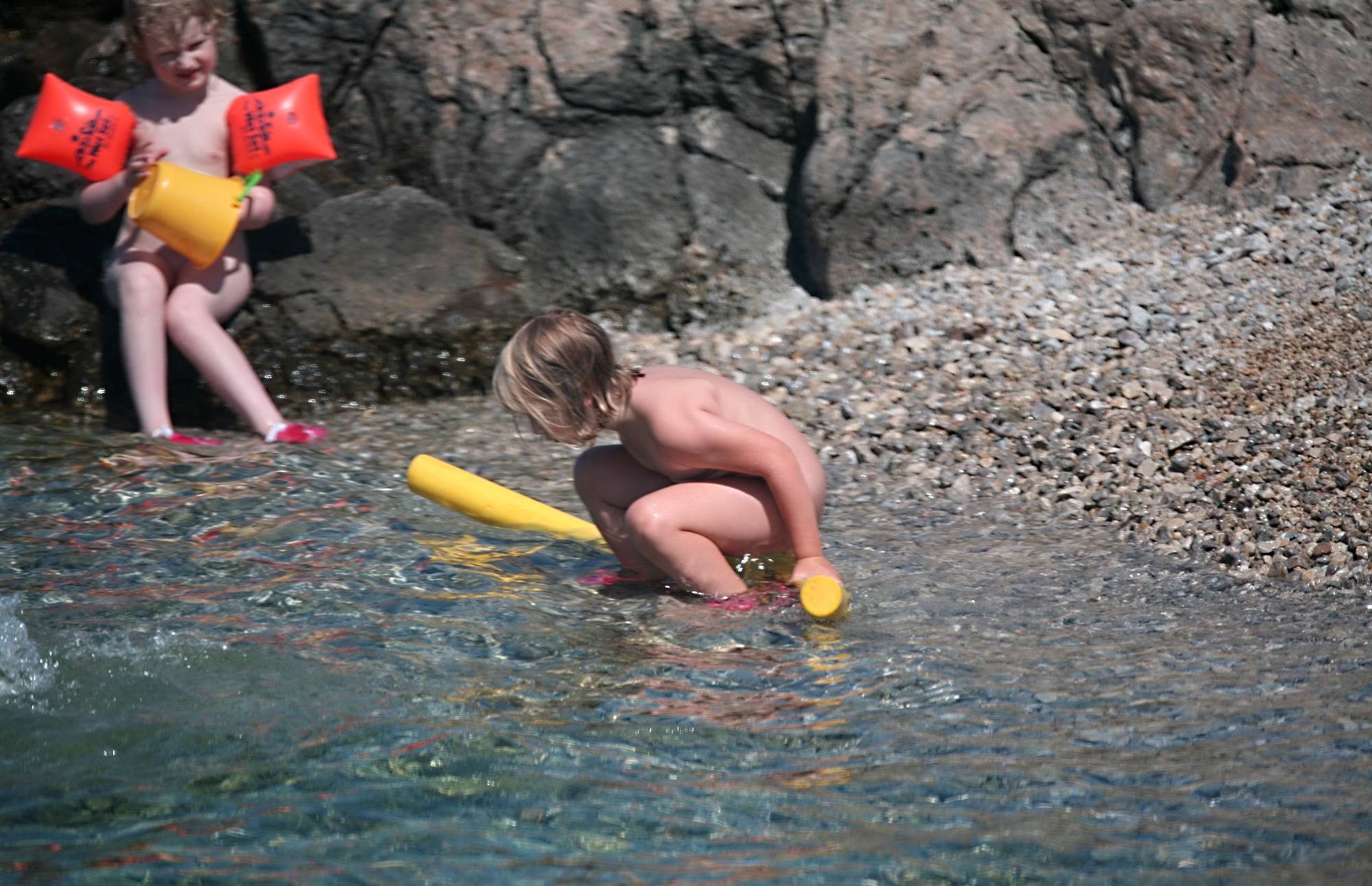 Young Naturists From Shore to Play Waters - 2