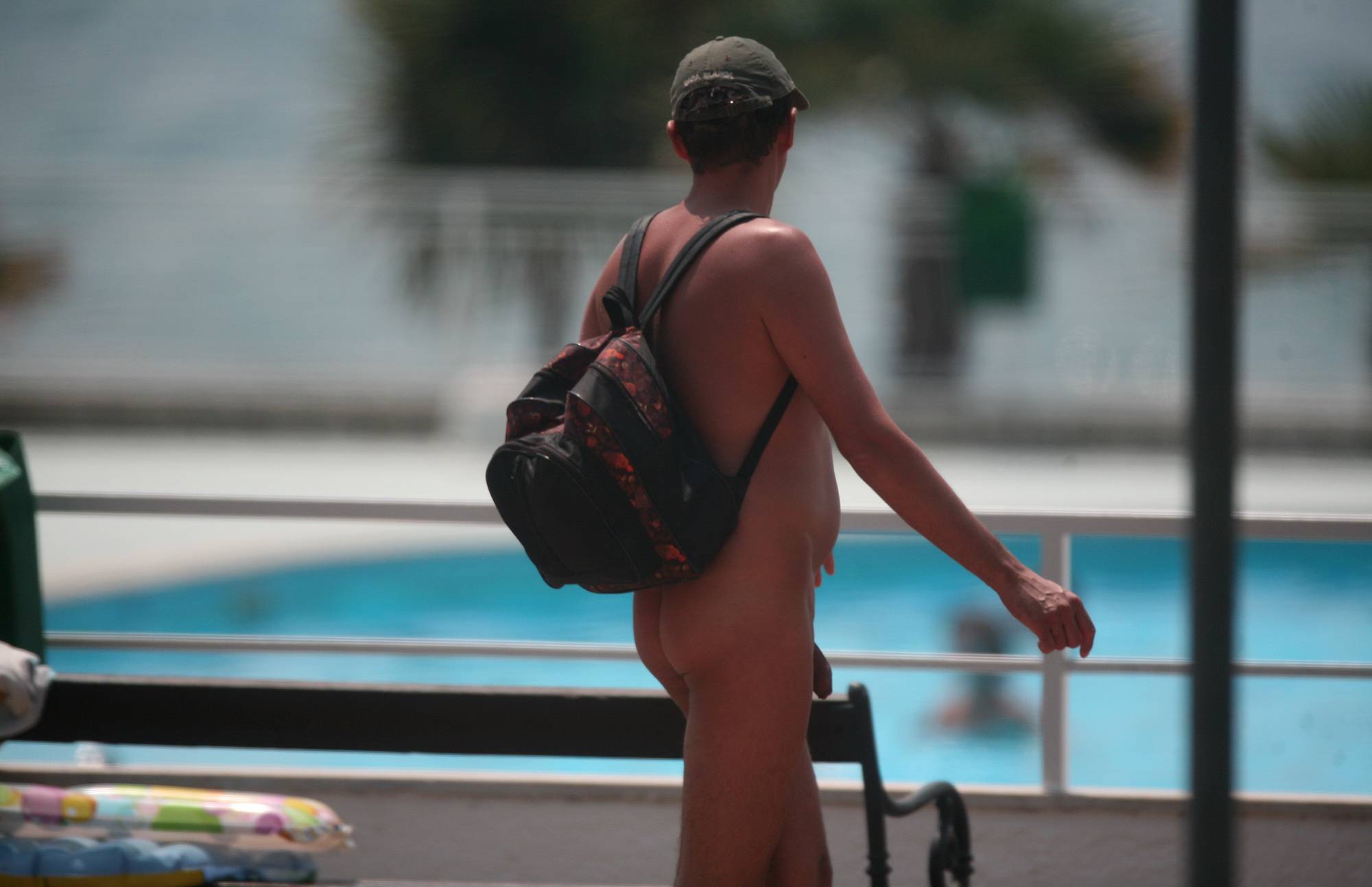 Purenudism Children - Naturist Pool-Side Bikers - 1