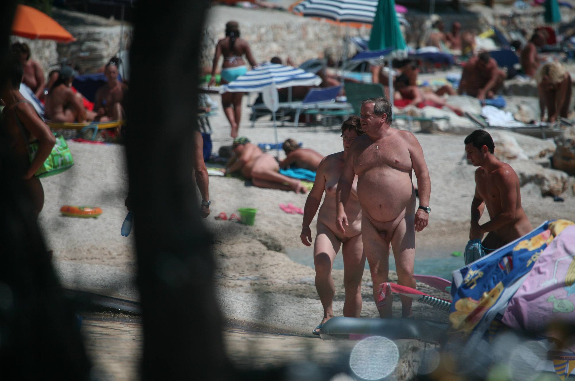 Nora FKK Beach Visitors - Young Naturists - 2