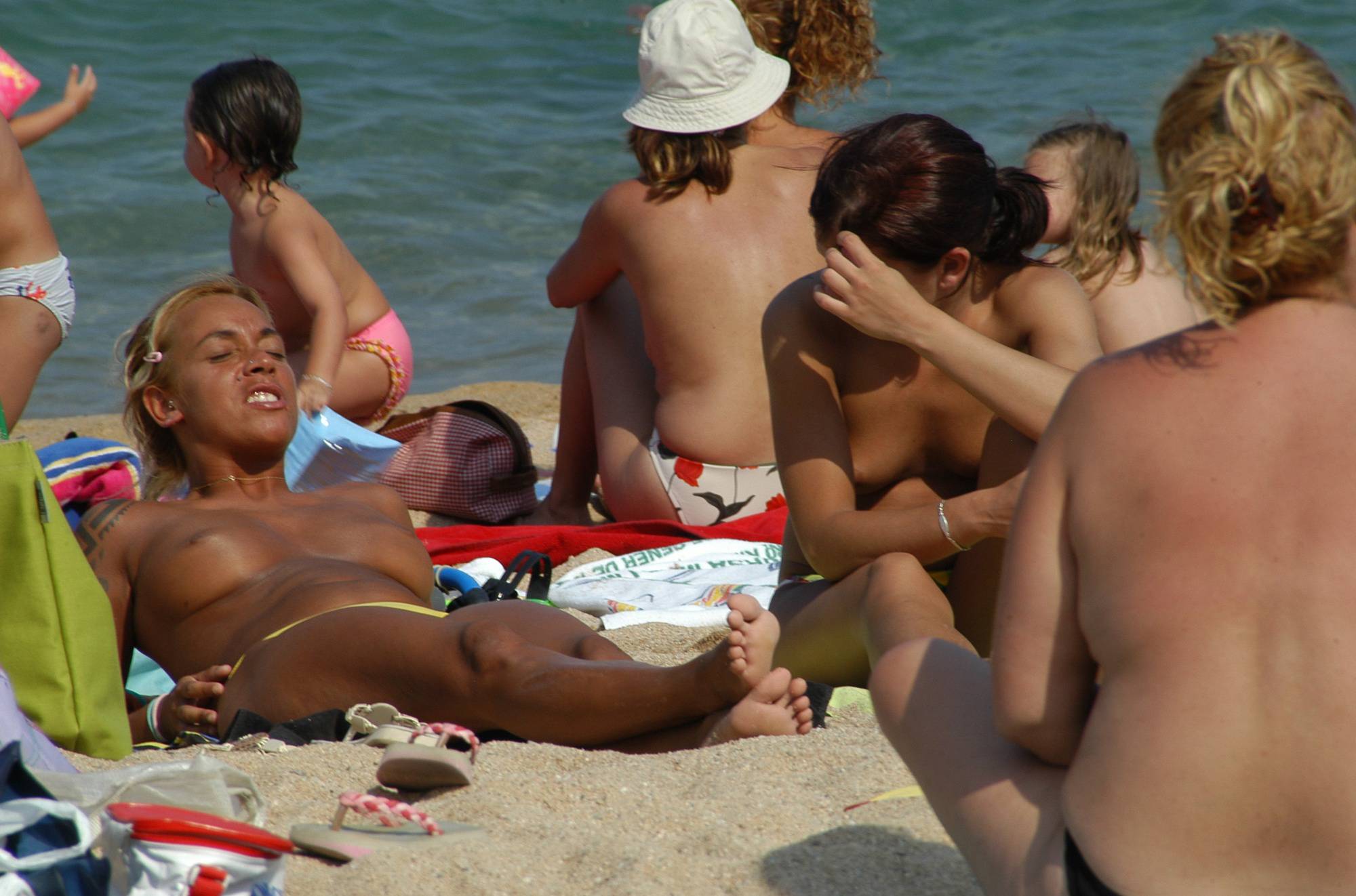 Pure Nudism Pics Blanes Topless Beach - 1