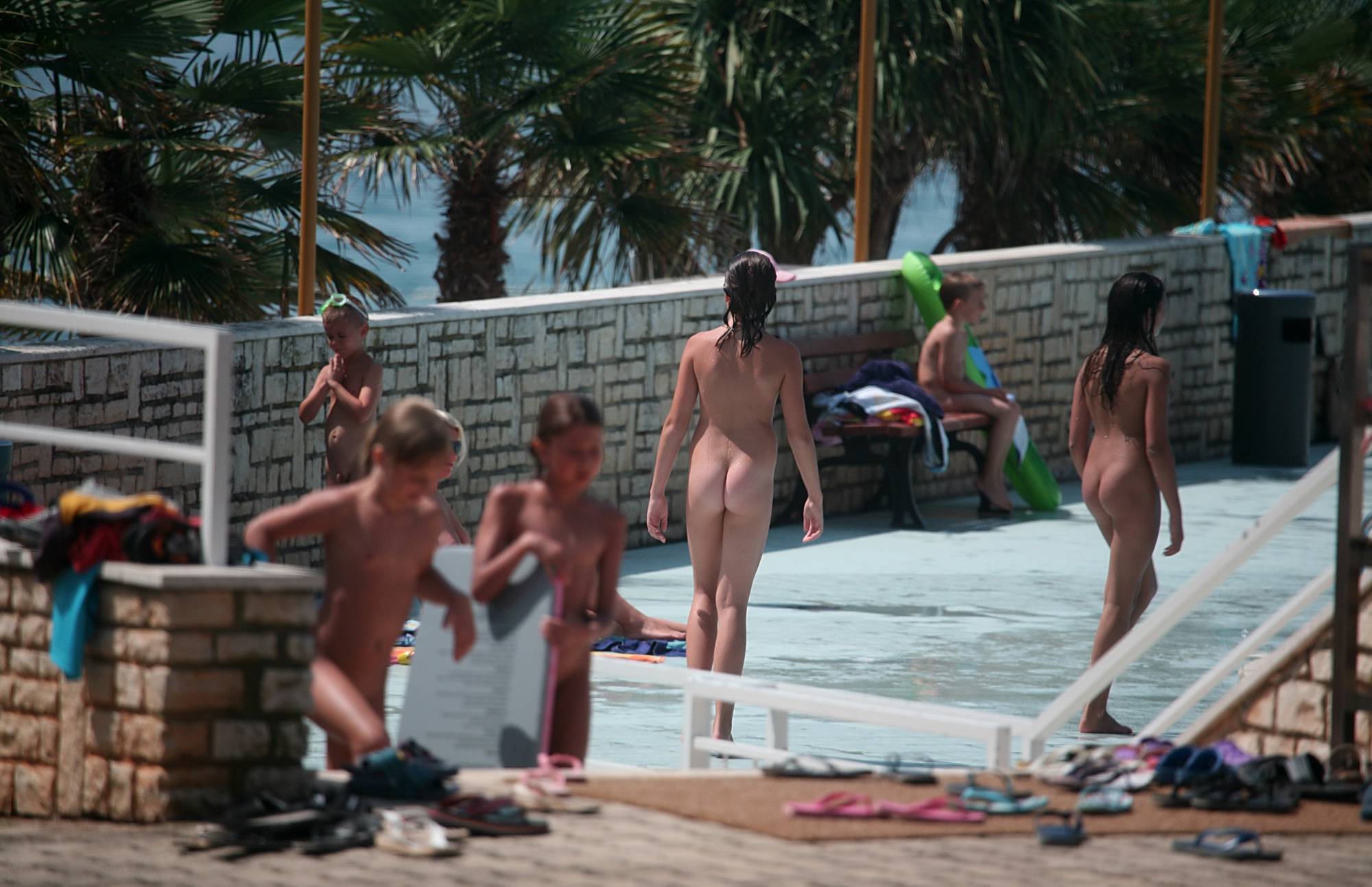 From the Pool to Walkway Nudist Teens - 3