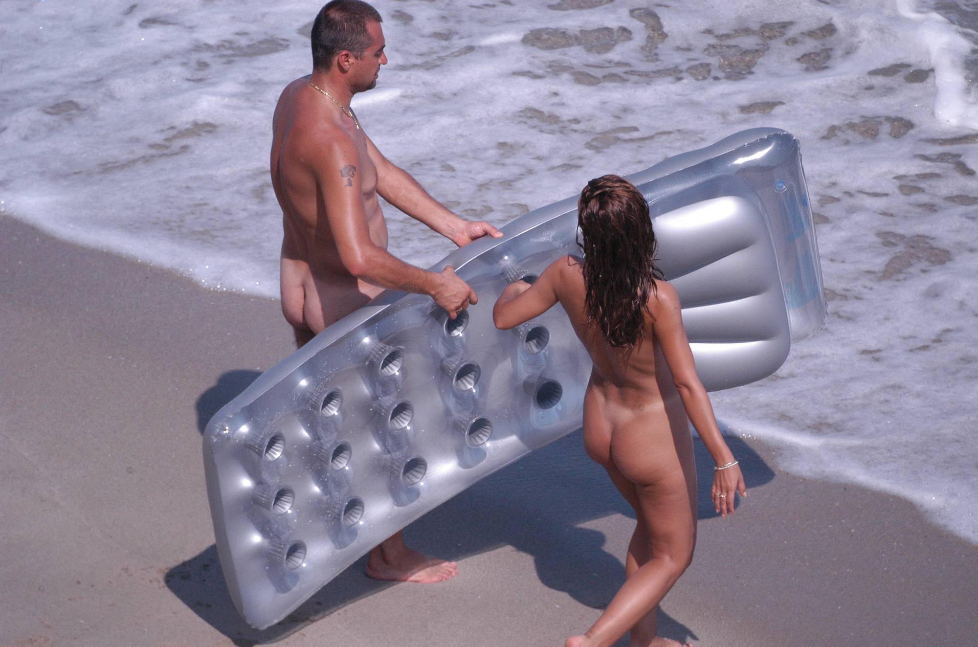 Verna Floatable Fun Couple - Nudist Family - 2