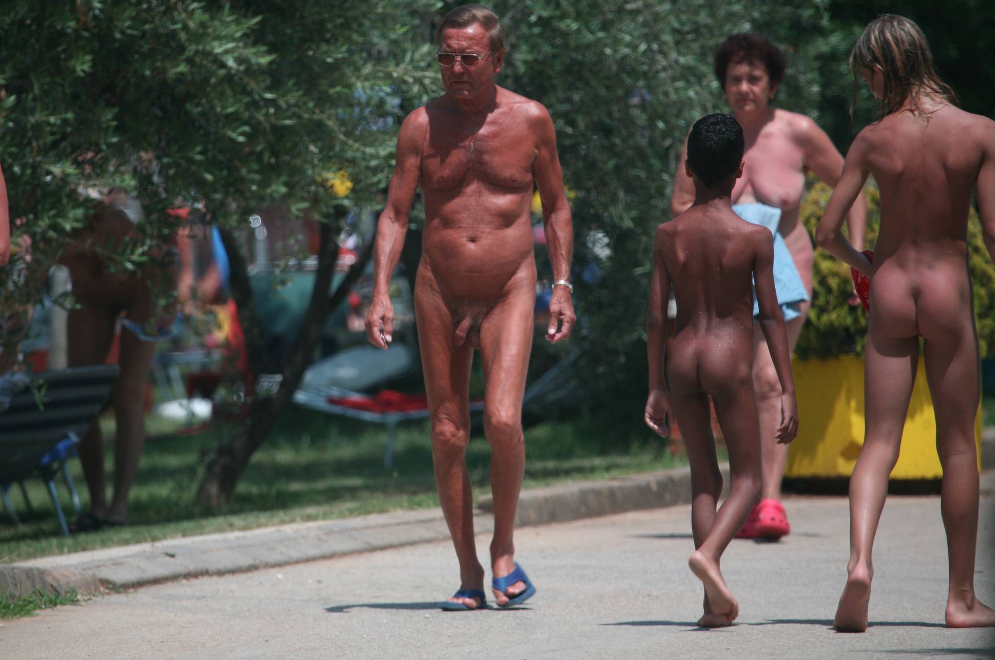 Purenudism Family - Nudist Dinner-Front Walks - 1