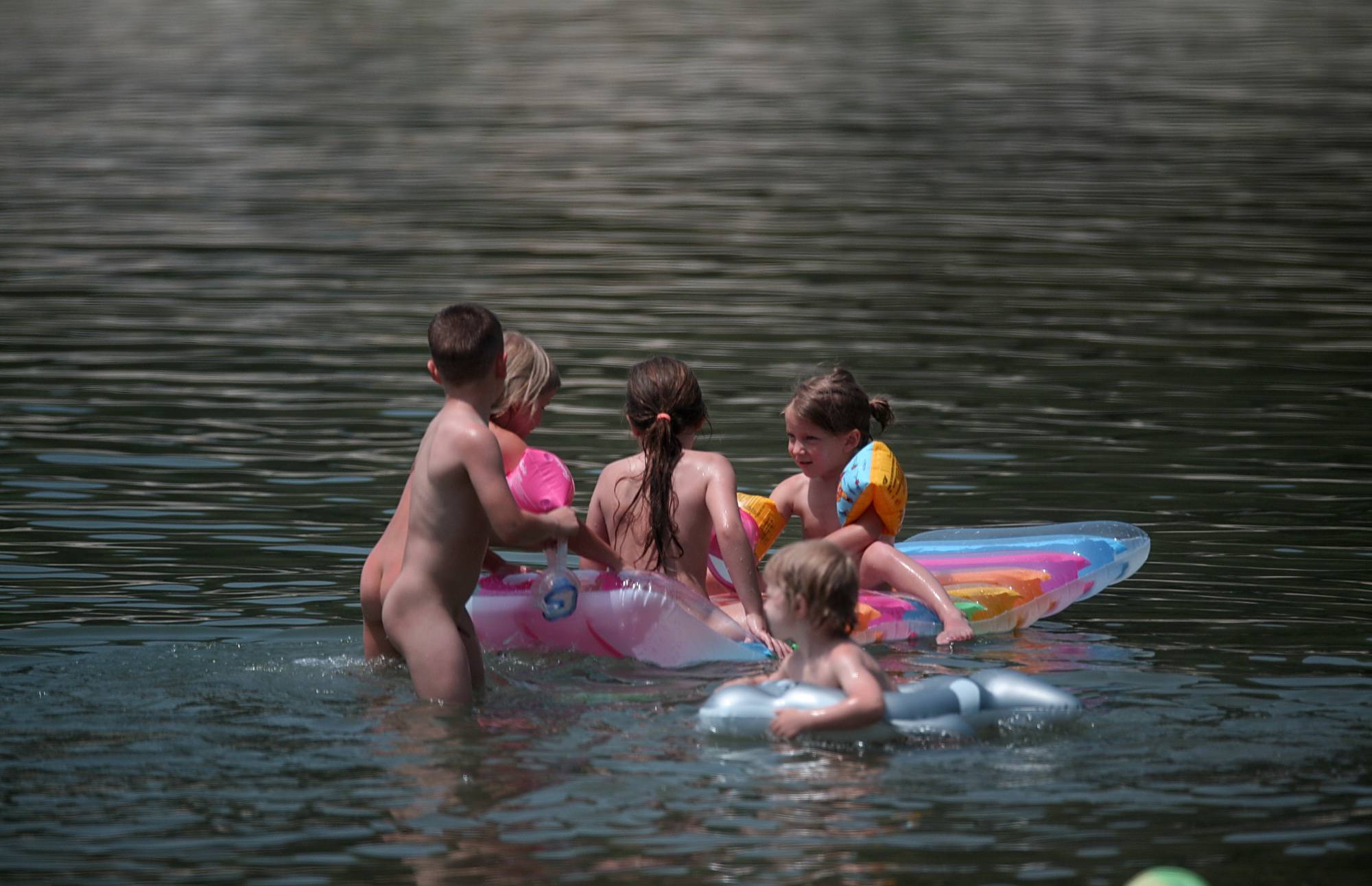 Purenudism Relax Aboard A Floaty Raft - 2