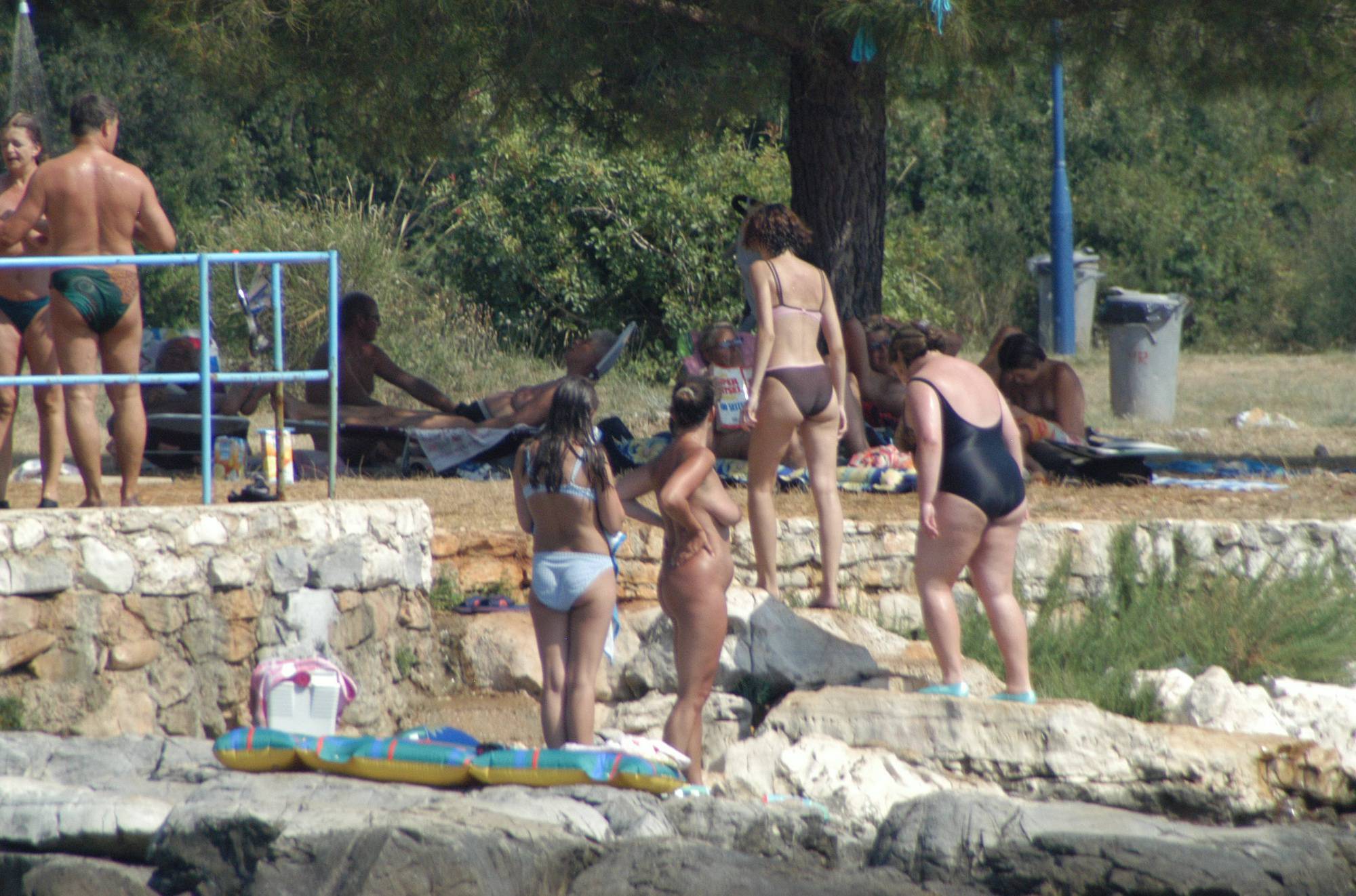 Pure Nudism Photos RovinJ Rock-Side Beach - 2